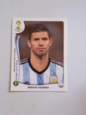 Sergio Aguero (428) worldcup 2014 Panini sticker, Verzamelen, Sportartikelen en Voetbal, Zo goed als nieuw, Poster, Plaatje of Sticker