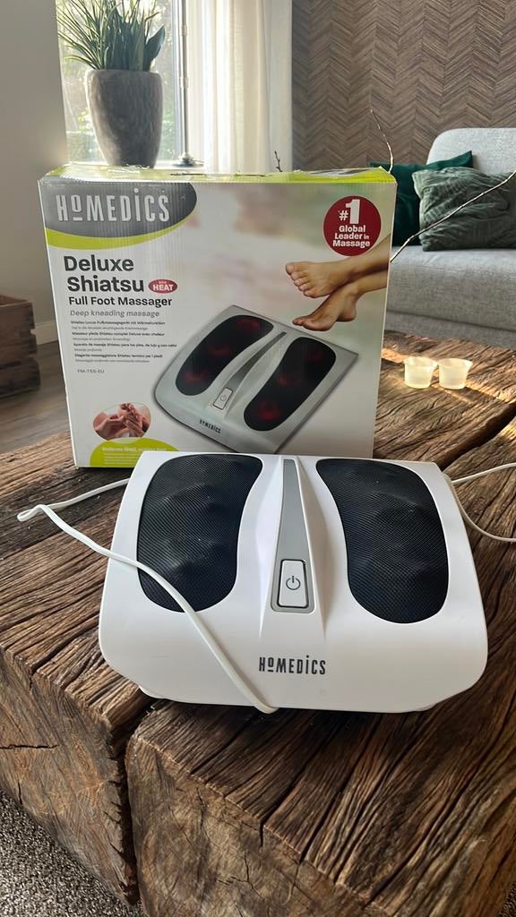 Massage apparaat voeten; warm en koud, Sport en Fitness, Massageproducten, Ophalen, Zo goed als nieuw, Apparaat