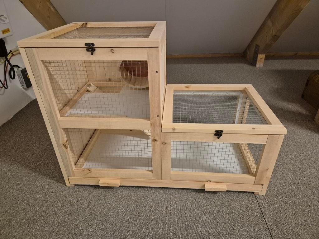 Hamsterkooi Nieuw, Dieren en Toebehoren, Knaagdieren en Konijnen | Hokken en Kooien, Kooi, Minder dan 75 cm, Zo goed als nieuw