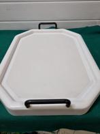 -	dienblad wit kunststof met handgrepen, Ophalen of Verzenden, 'T Olde Gre-j, Info@toldegrej.nl, Endepoelstraat 20f Didam