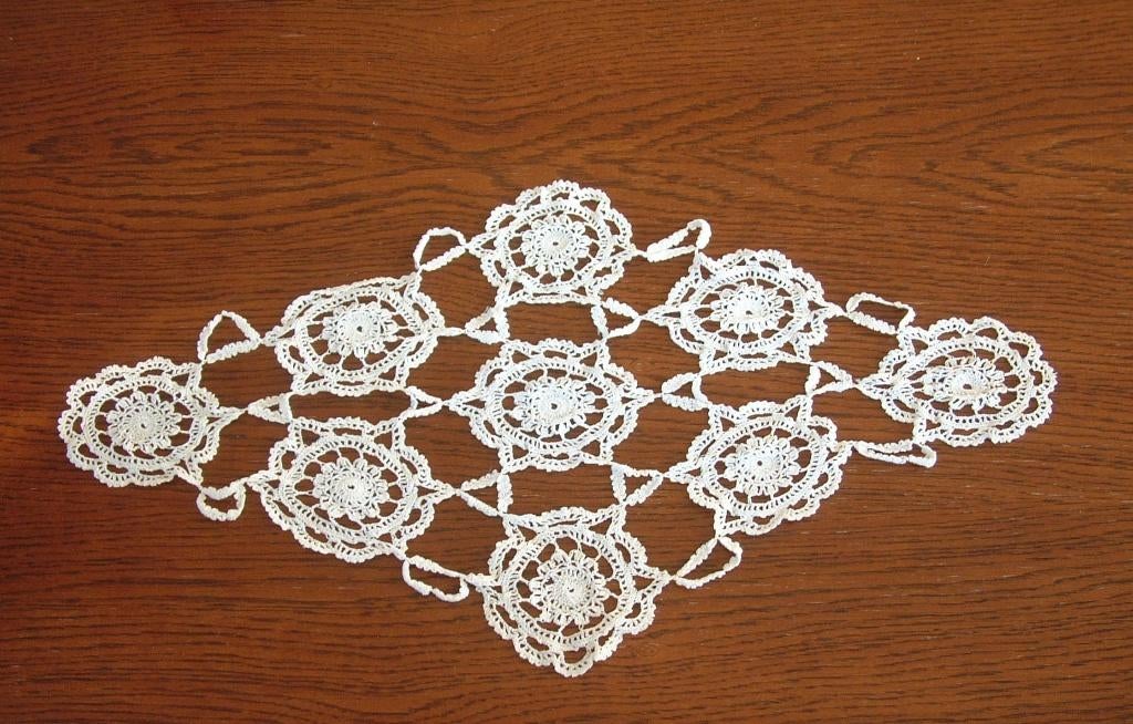 oud gaaf gehaakt kleedje nr 12, Ophalen of Verzenden