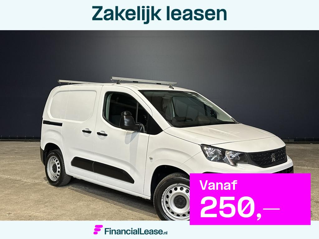 Peugeot Partner 1.5 BlueHDI 102pk L1H1 Inrichting Euro6 *Rij, Voorwielaandrijving, Stof, 4 cilinders, Wit