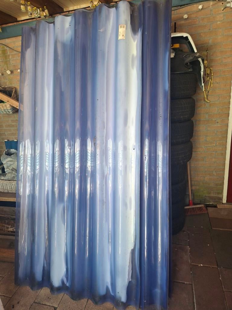 14 golfplaten voor overkapping - OWOLUX 1100x2130mm, Ophalen of Verzenden, Gebruikt