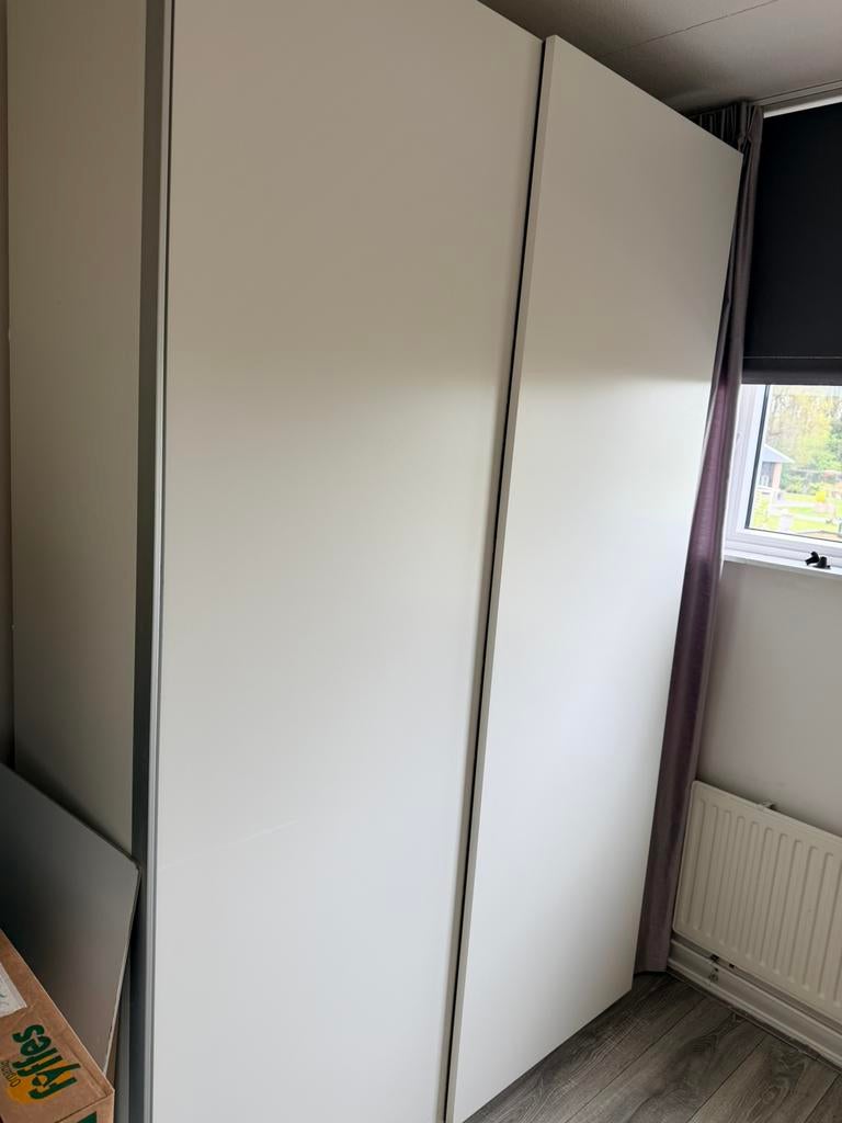 IKEA Pax schuifdeuren wit 200x236, Ophalen, Gebruikt, Minder dan 25 cm, 200 cm of meer