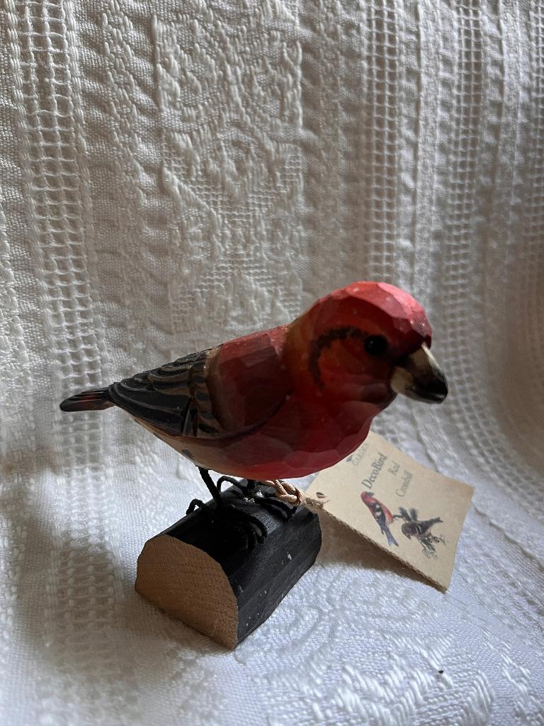 Houten Red Crossbill, Ophalen of Verzenden
