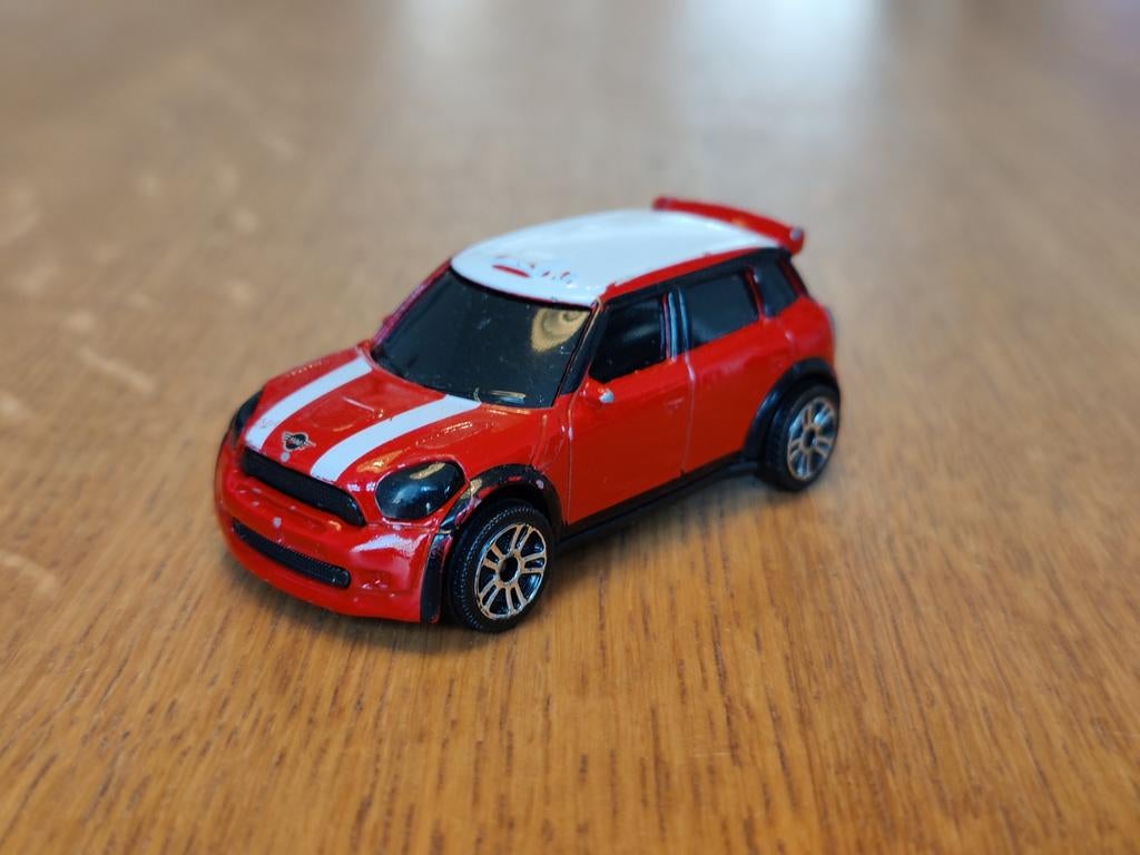 Majorette Mini Cooper WRC ROOD, Ophalen of Verzenden, Auto