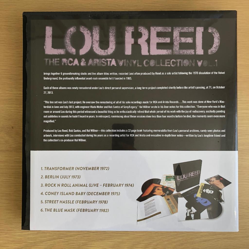 Lou Reed - The RCA & Arista Collection + Lou Reed Live green, Cd's en Dvd's, Ophalen of Verzenden, Nieuw in verpakking, 12 inch