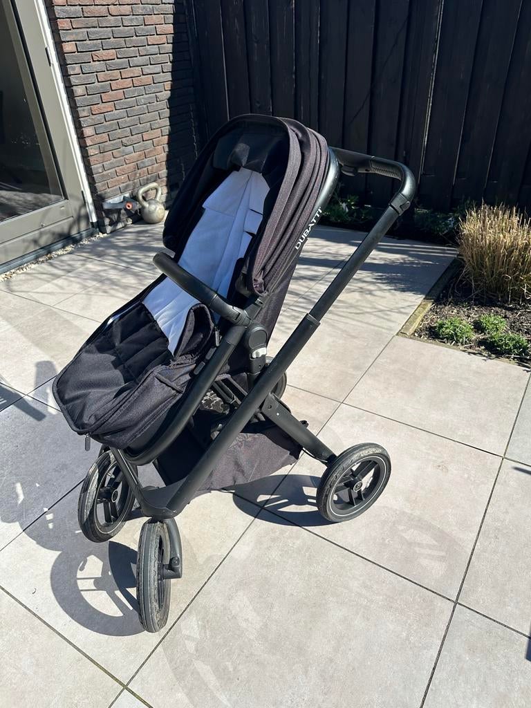 Dubatti One E3 + voetenzak + regenkap + adapters autostoel, Ophalen, Gebruikt, Overige merken
