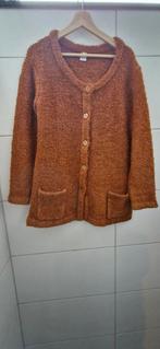 Warm Terra boucle vest 44, Verzenden, Gedragen, Maat 42/44 (L), Overige kleuren