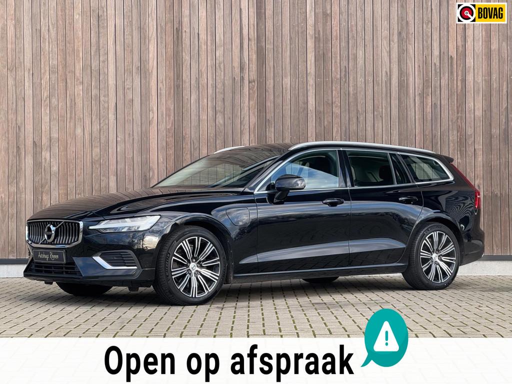 Volvo V60 2.0 T6 Recharge AWD Inscription / Trekhaak /, Auto's, Volvo, Automaat, Stof, Gebruikt, Zwart