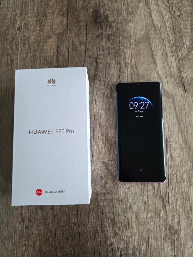 Huawei P30 pro met Android, Telecommunicatie, Mobiele telefoons | Huawei, Ophalen, Paars, Touchscreen, Zo goed als nieuw