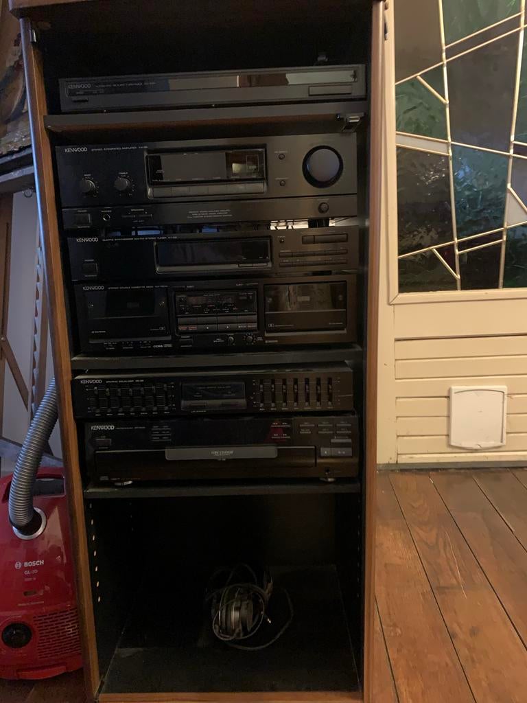 Kenwood Stereo Toren met Diverse Componenten, Overige merken, Gebruikt, Cassettedeck, Losse componenten
