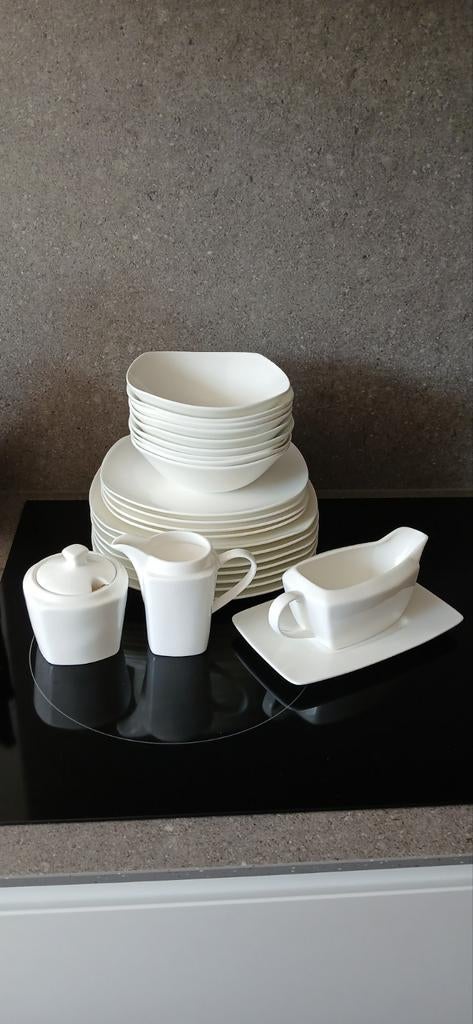 Maxwell & Williams Cashmere Servies - Wit Porselein, Ophalen, Zo goed als nieuw, Porselein, Overige stijlen