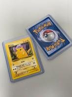 2x Pikachu Base Set 58/102 1995 vintage Pokémon kaarten #58, Ophalen of Verzenden, Zo goed als nieuw, Meerdere kaarten, Foil