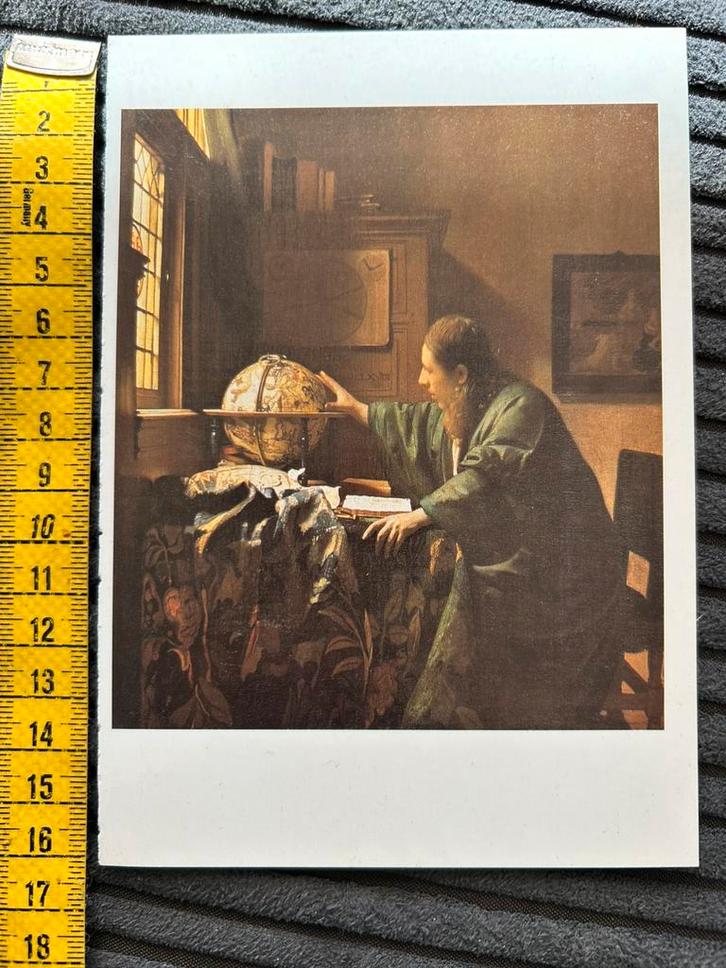 703. Kunstkaart Jan Vermeer, Verzamelen, Ansichtkaarten | Themakaarten, Ongelopen, 1980 tot heden, Ophalen of Verzenden