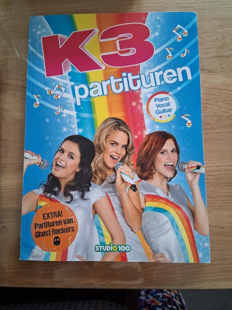 Bladmuziek K3 en Ghost Rockers, Muziek en Instrumenten, Ophalen of Verzenden, Zo goed als nieuw, Keyboard, Artiest of Componist