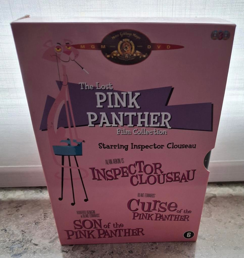 Complete serie box pink panther, Cd's en Dvd's, Dvd's | Tv en Series, Alle leeftijden, Ophalen of Verzenden, Zo goed als nieuw