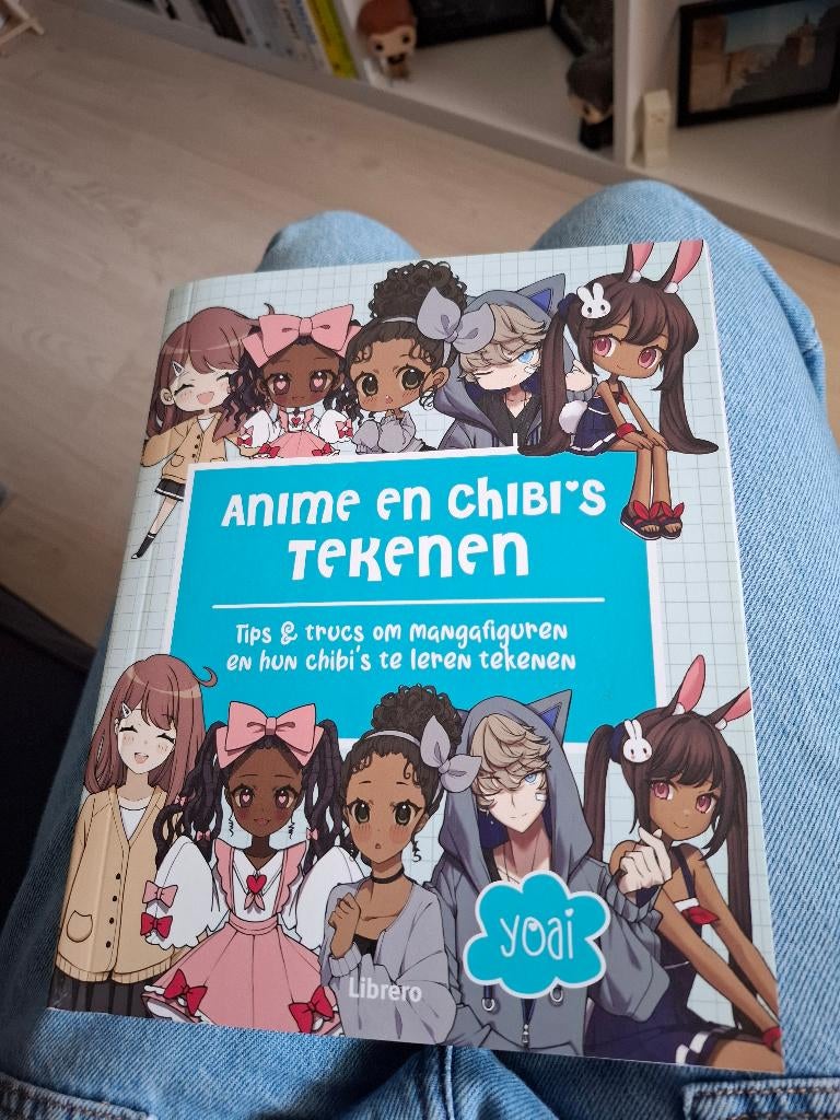 Tekenboek anime en chibi, Yoai, Verzenden, Zo goed als nieuw, Tekenen en Schilderen