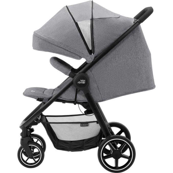 Britax Römer Buggy B-Agile M Elephant Grey. Goed beoordeeld, Ophalen of Verzenden, Zo goed als nieuw, Verstelbare rugleuning