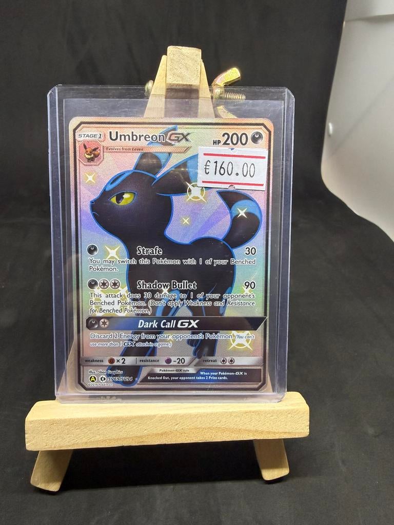Umbreon gx sv69 nm/exc, Ophalen of Verzenden, Zo goed als nieuw