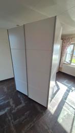 Witte PAX kast met schuifdeuren, Ophalen, Met deur(en), Gebruikt, 100 tot 150 cm