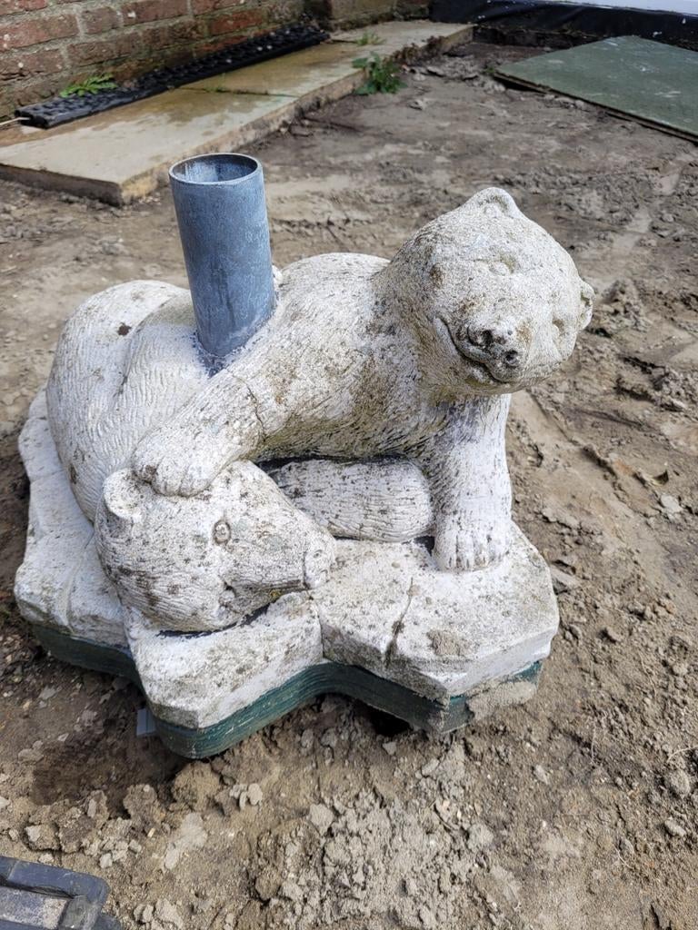 Betonnen parasol/droogmolen voet op wieltjes., Tuin en Terras, Ophalen, Gebruikt, Overige typen