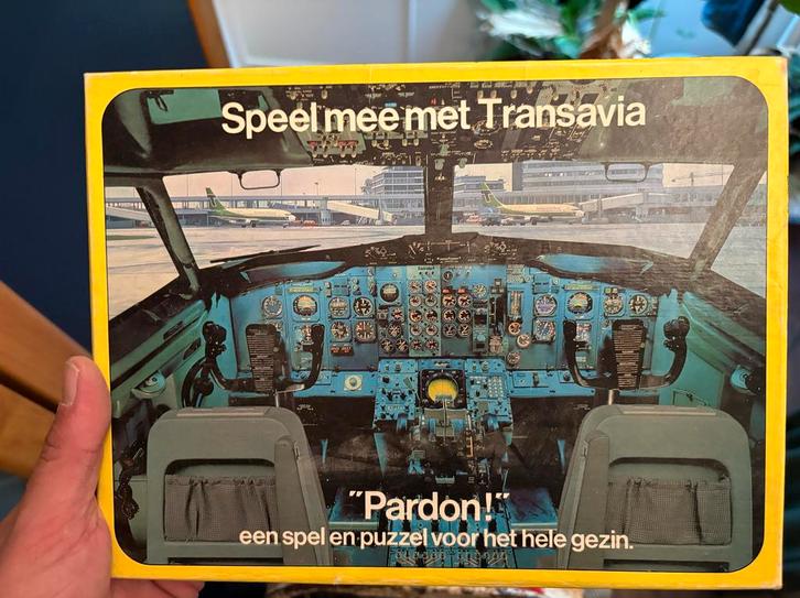 Transavia "Pardon!" Puzzel (1975) – Boeing 737-200, Hobby en Vrije tijd, Denksport en Puzzels, Gebruikt, Legpuzzel, Minder dan 500 stukjes