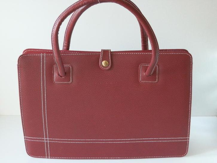 Pierre Balmain damestas. Handtas., Sieraden, Tassen en Uiterlijk, Tassen | Damestassen, Zo goed als nieuw, Handtas, Rood, Ophalen of Verzenden