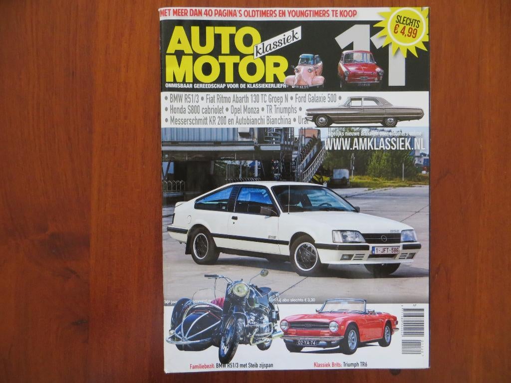 Auto Motor Klassiek 11 2020 Triumph TR6 Honda S800 Cabriolet, Ophalen of Verzenden, Nieuw, Honda