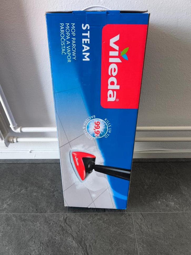 Vileda Steam Mop – Zo goed als nieuw – Werkt perfect, Huis en Inrichting, Schoonmaakartikelen, Mop of Dweil, Ophalen