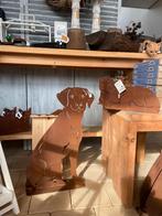 Hond kat kip roest tuinbeeld staal lasergesneden, Tuin en Terras, Tuinbeelden, Ophalen of Verzenden, Nieuw, Metaal