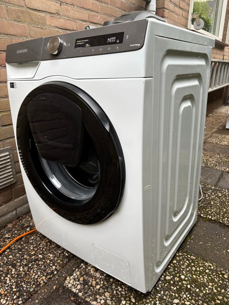 Samsung Wasmachine 8kg AddWash 1400 toeren SmartThings, Ophalen, Gebruikt, Voorlader, 85 tot 90 cm