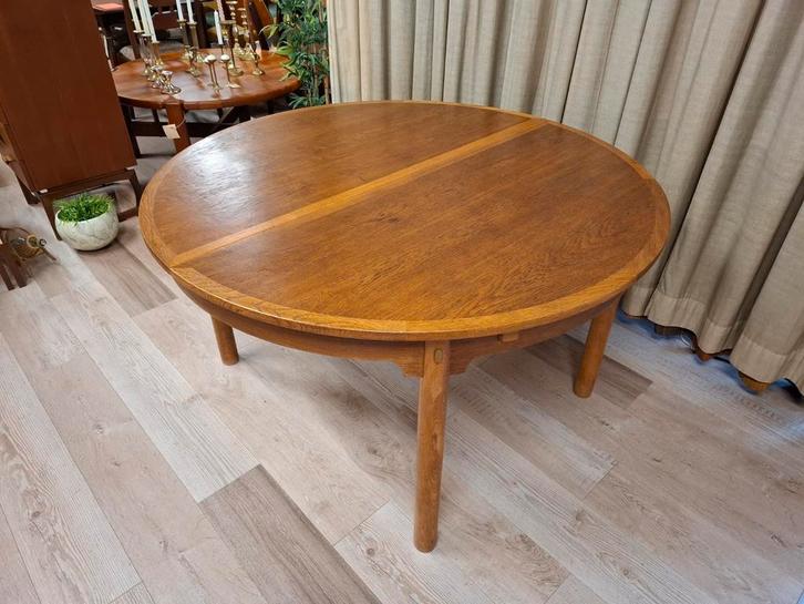 Vintage eettafel Karl Andersson eikenhout uitschuifbaar, Huis en Inrichting, Tafels | Eettafels, Zo goed als nieuw, 100 tot 150 cm