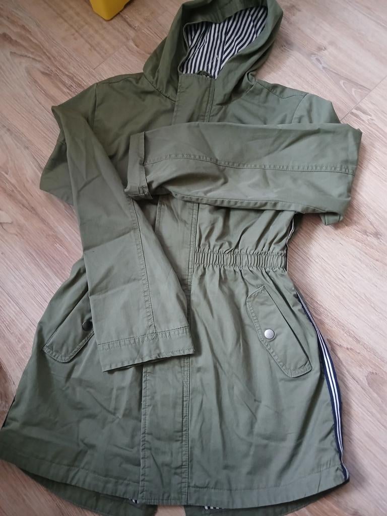 Nieuwe groene jas/mantel voor meiden,maat 158-164, Kinderen en Baby's, Kinderkleding | Maat 158, Ophalen, Meisje, Nieuw, Hema