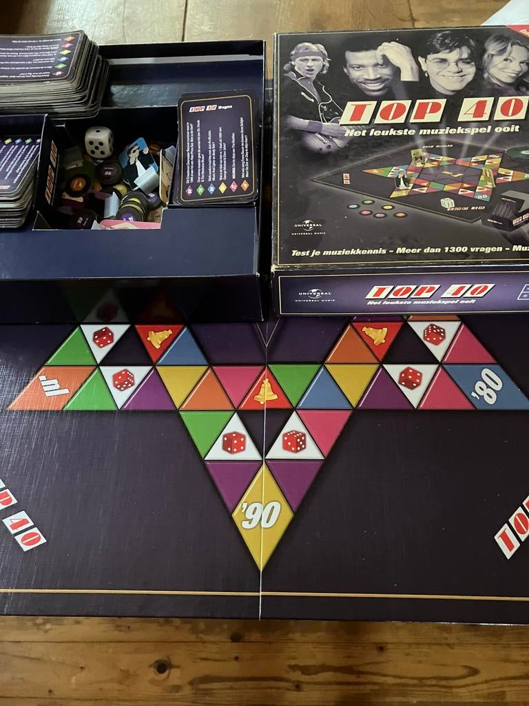 Top 40 Muziekspel: Test je muziekkennis!, Hobby en Vrije tijd, Gezelschapsspellen | Bordspellen, Ophalen of Verzenden, Zo goed als nieuw