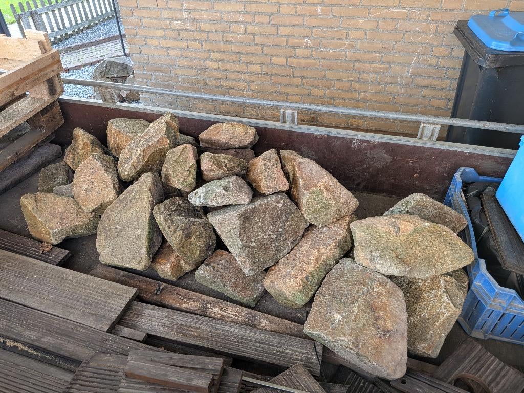 decoratieve tuinstenen, Ophalen, Gebruikt, Overige typen, Natuursteen