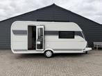Hobby De Luxe 460 sff 2026 queens bed , zware as, Caravans en Kamperen, Caravans, Standaardzit, Hobby, Schokbreker, Bedrijf