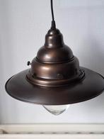 Bronzen vintage hanglamp G van den Heg - Ø 36 cm, Ophalen of Verzenden