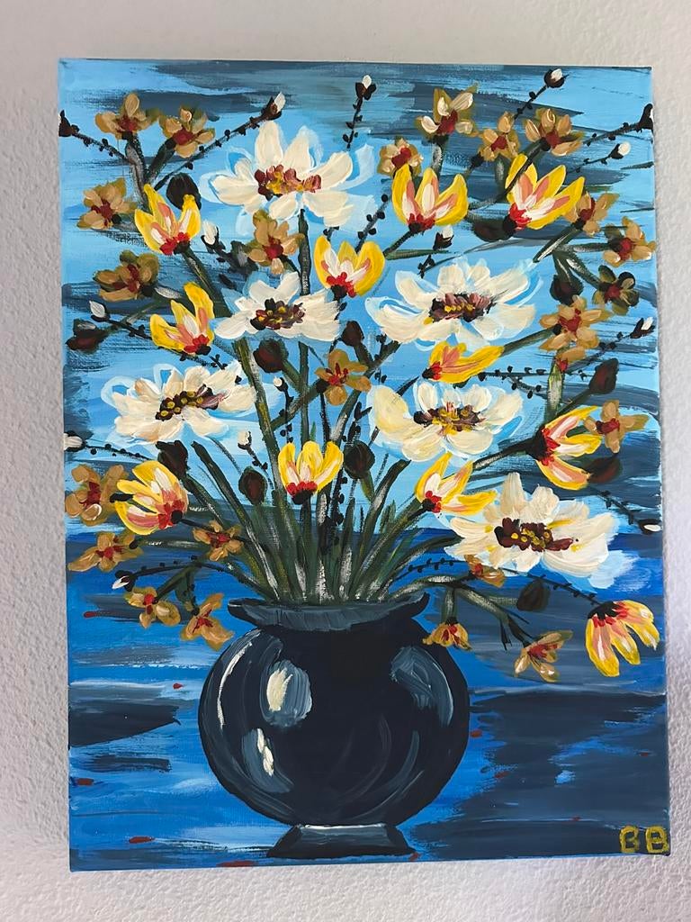 Selfmade schilderijtje te koop, Ophalen of Verzenden