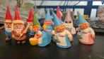 Set van 9 Vintage Kabouter figuurtjes - (david de kabouter), Verzamelen, Poppetjes en Figuurtjes, Ophalen of Verzenden, Gebruikt