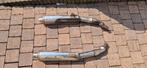 Standaard set rvs uitlaten te koop voor suzuki gsxr 1100, Motoren, Ophalen
