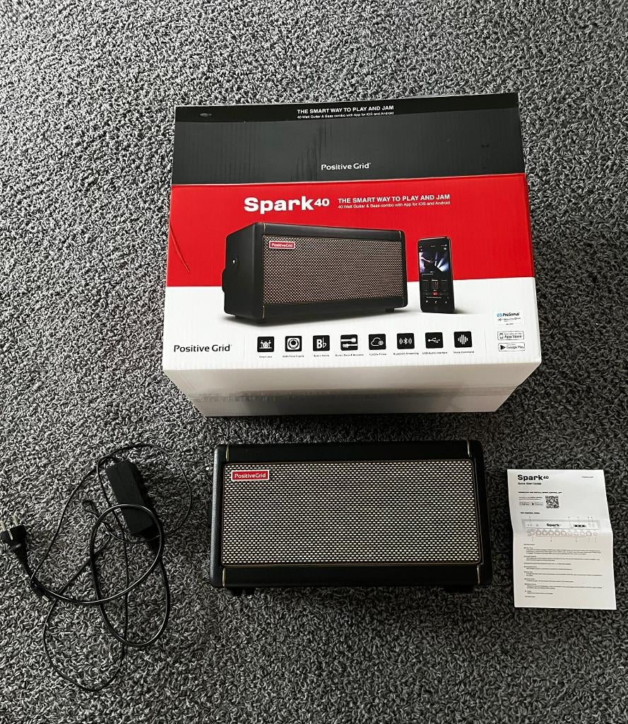 Positive Grid Spark 40 gitaar/bas versterker, Ophalen of Verzenden, Zo goed als nieuw, Gitaar, Minder dan 50 watt