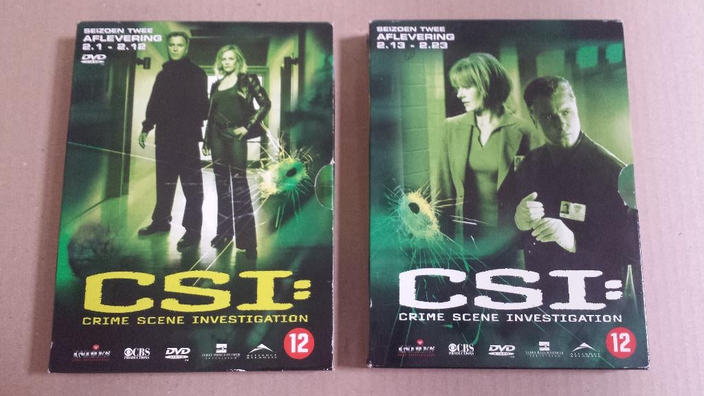DVD's - CSI seizoen 2 aflevering 1 t/m 23, Boxset, Ophalen of Verzenden, Zo goed als nieuw, Vanaf 12 jaar