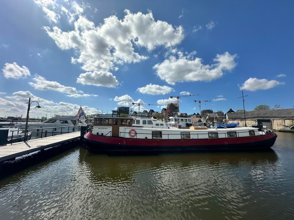 Woontjalk 70m2 incl ligplaats in Zaandam centrum, Huizen en Kamers, Woonboten te koop, Noord-Holland, 3 kamers, Zaandam, 70 m²