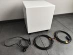 BK XXLS400-DF Subwoofer (Wit), Audio, Tv en Foto, Luidsprekers, Gebruikt, Subwoofer, 120 watt of meer, Ophalen