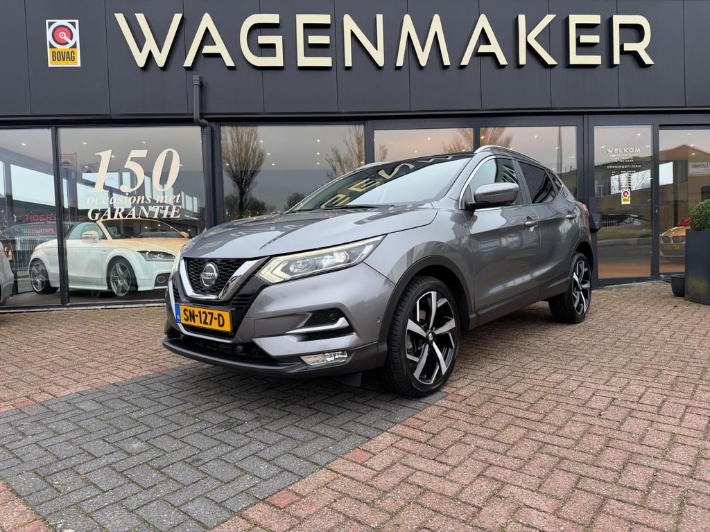 Nissan Qashqai 1.2 Tekna + AUT|Cruise|NAV|PANO|Nieuw AUTOMAA, 12 maanden, Gebruikt, 4 cilinders, Origineel Nederlands