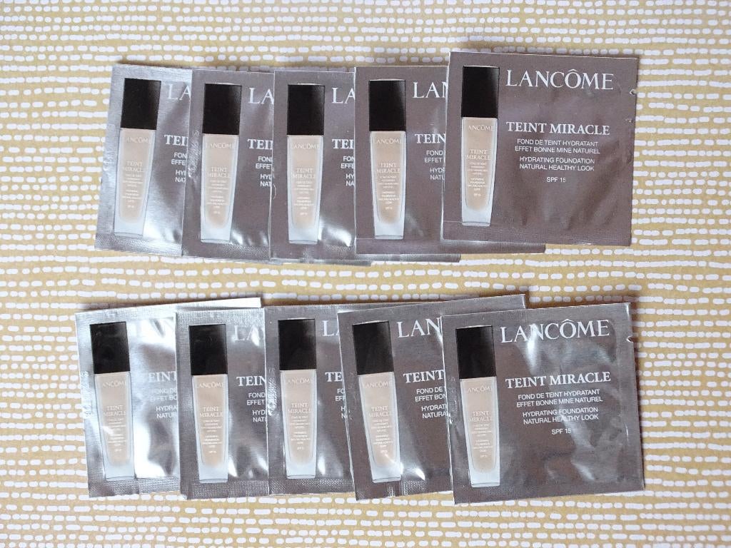 Lancôme Teint Miracle Foundation 03 (22 proefjes), Overige kleuren, Gehele gezicht, Nieuw, Ophalen of Verzenden
