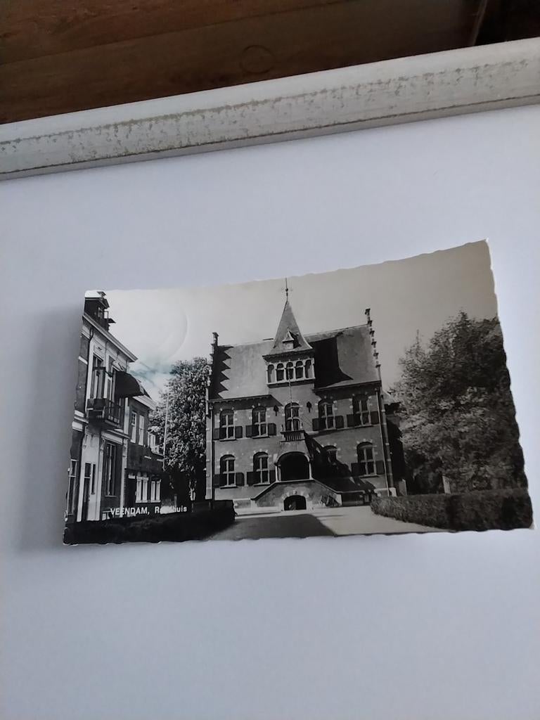 VEENDAM. RAADHUIS, Verzamelen, Ansichtkaarten | Nederland, Ophalen of Verzenden, Voor 1920, Groningen