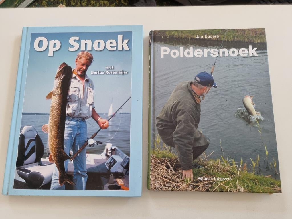 Boeken over snoekvissen: 'Op Snoek' en 'Poldersnoek', Ophalen of Verzenden