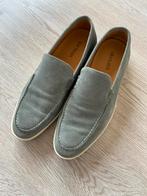 Van Lier Lugano Lichtgrijze Suède Sneakers, Ophalen, Gedragen, Grijs, Sneakers of Gympen